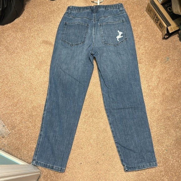 Aerie pull on drawstring jeans size small - Picture 4 of 6